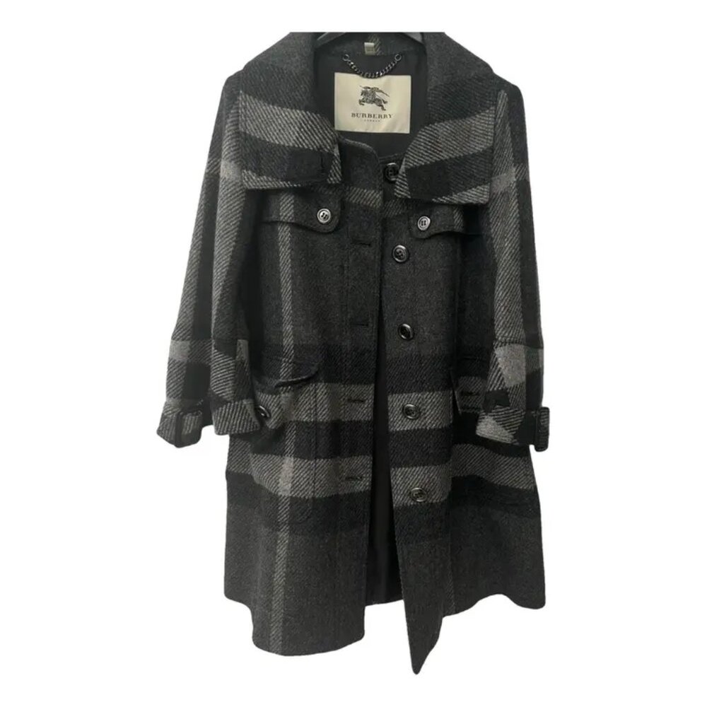 RARE Burberry Westminster Wool Swing Coat - Picture 3 of 14